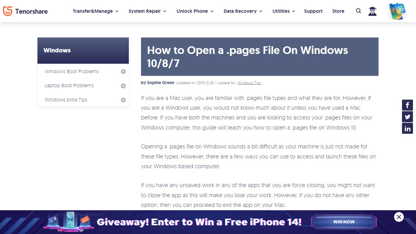 4 Easy Ways to Open a .pages File On Windows 10/8/7 - Tenorshare