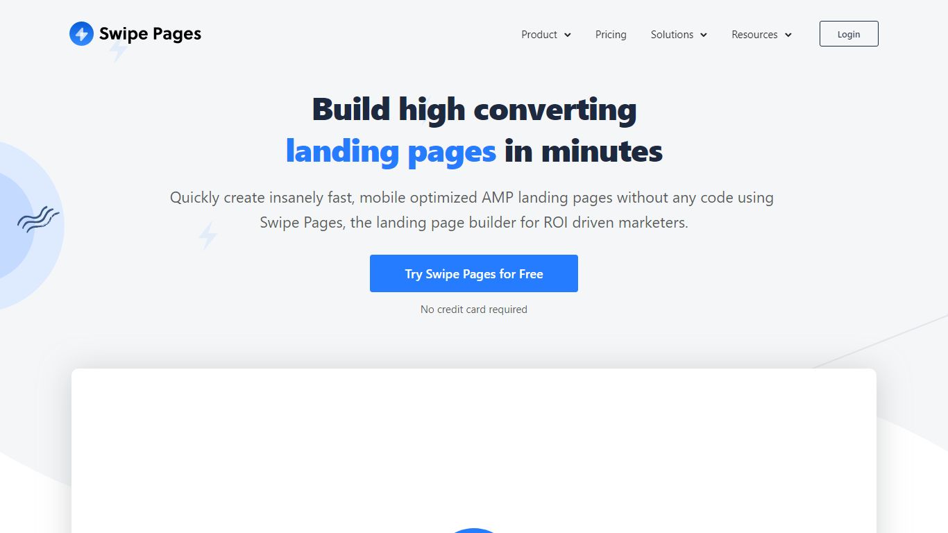 Swipe Pages | Landing Page Builder for ROI driven marketers