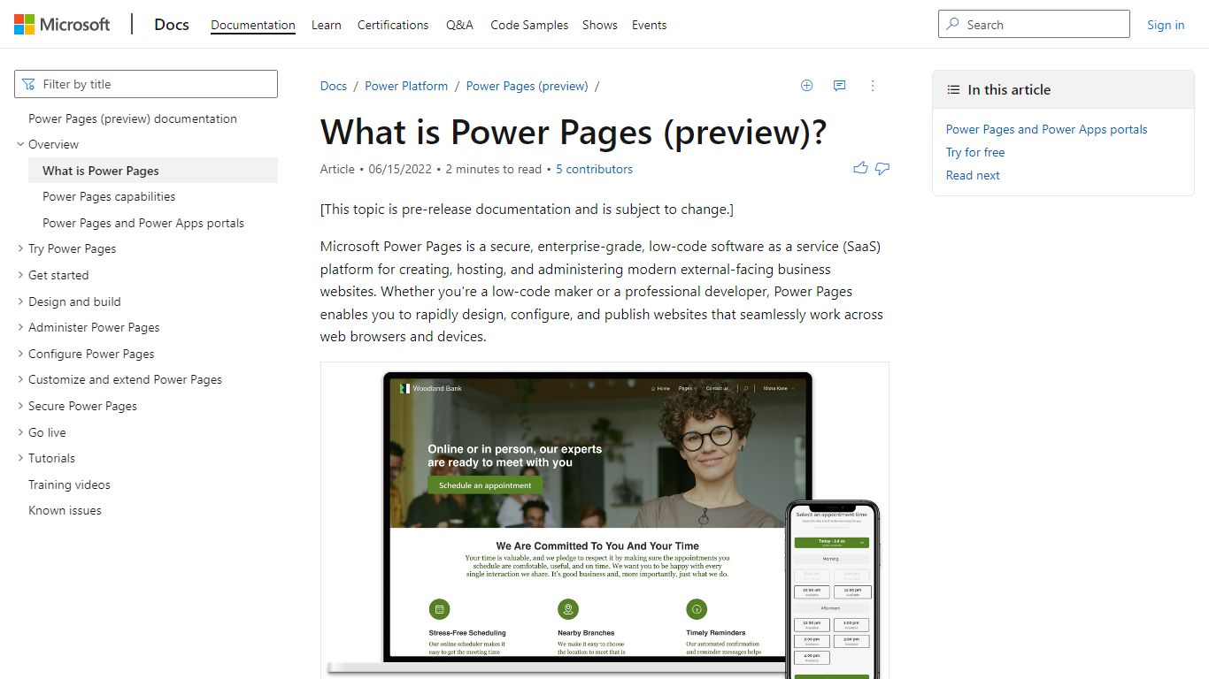 What is Power Pages (preview)? | Microsoft Docs